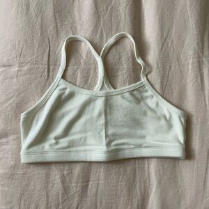 set active ribbed racer bralette